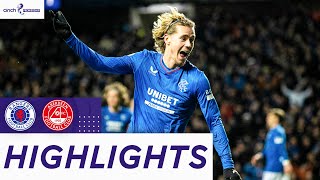 Rangers 21 Aberdeen  Cantwell Spoils Warnock’s First Game In Charge  cinch Premiership [upl. by Stilla]