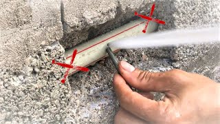 Solve your plumbing problems instantly Repair broken ppr pvc pipes that cannot lock water [upl. by Anaehr295]