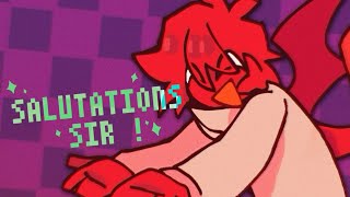 SALUTATIONS SIR  Animation meme [upl. by Kcorb84]