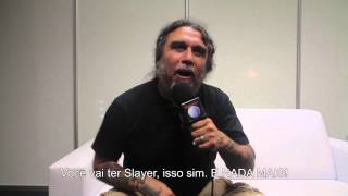 Rock in Rio entrevista Tom Araya do Slayer [upl. by Ahsikrats]