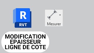 MODIFIER L’ÉPAISSEUR DES LIGNES DE COTE SUR REVIT [upl. by Vlad]