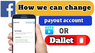 how to change facebook payout accounthow to delete facebook payout account payout account change [upl. by Marchelle817]