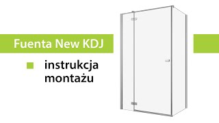 Montaż kabiny prysznicowej  Radaway Fuenta New KDJ [upl. by Leblanc]