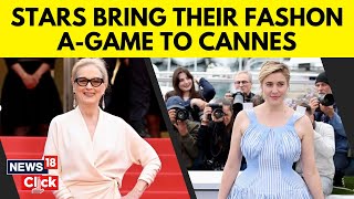 Cannes 2024 Meryl Streep Anya Taylor Joy Greta Gerwig amp Lily Gladstone Arrive In Style  G18V [upl. by Nagem]