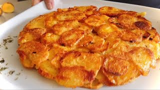 FRITTATA DI PATATE Croccante senza uova RICETTA TIPICA CALABRESE [upl. by Una]