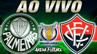 PALMEIRAS x VITÓRIA AO VIVO Campeonato Brasileiro  Narração [upl. by Zsolway]