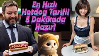 5 Dakikada Lezzetli ve Kolay Hotdog Tarifi  Pratik Yemekler [upl. by Ayyn]