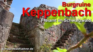 Burgruine Keppenbach in Freiamt im Schwarzwald [upl. by Jahdai]