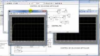 Tutorial Control PID VELOCIDAD articular MECANISMO SimscapeSimulinkMatlab VS Working Model [upl. by Kerwinn]