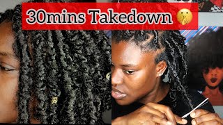 HOW TO TAKE OUT DISTRESSED BUTTERFLY LOCS  SUPER QUICK AND EASY [upl. by Jacques686]