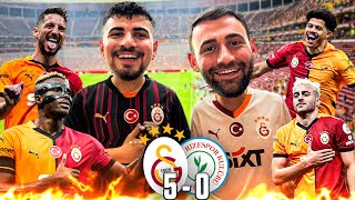 OSIMHEN İLK MAÇI TRİBÜN COŞTU MÜKEMMEL ATMOSFER  Galatasaray 50 Ç Rizespor [upl. by Niwhsa]