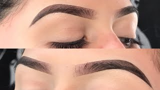 Eyebrow Tutorial  updated routine ABH Dipbrow Pomade [upl. by Einra]