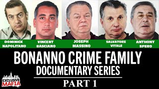 Donnie Brasco 2 The Fall of Joseph Massino  Bonanno Crime Family  Documentary Series Part 1 [upl. by Anawk]