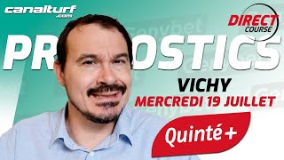 Pronostic QUINTE et courses PMU Mercredi 19 Juillet 2023  En partenariat avec GenybetTurf [upl. by Enilreug]