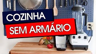 40 COZINHAS SEM ARMÁRIO SUPER ORGANIZADAS [upl. by Inajar52]