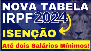 MUDANÇAS NOVA TABELA DE IMPOSTO DE RENDA 2024 A PARTIR DE FEV 2024 [upl. by Vasta]