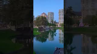 At Downtown Kelowna British Columbia Canada Waterfront Park travel travelvlog traveling [upl. by Lashondra]