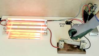 AC versus DC load breaking comparison with a knife switch [upl. by Marika]