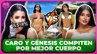 CARO BRITO LE DA EL BOCHE DE SU VIDA A GÉNESIS AL AIRE Y COMPITEN POR MEJOR CUERPO [upl. by Toll]