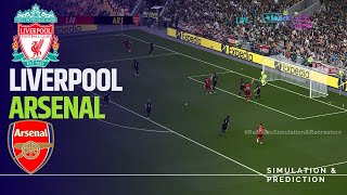 Liverpool vs Arsenal • Club Friendly Jul 31 2024  Videogame simulation [upl. by Ddet]