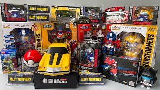 Box of TRANSFORMERS Rise Beasts RC Road Optimud Bumblebeee vs Barricade Mobil Mainan TOYS Tobot V [upl. by Hearn]