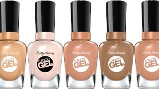 Flawless Nudes Nail Colors Miracle Gel Collection  Sally Hansen [upl. by Skell]