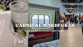 Carnival Mardi Gras Family Cruise Under 5 min cruise family familyvacation carnival [upl. by Yerac]