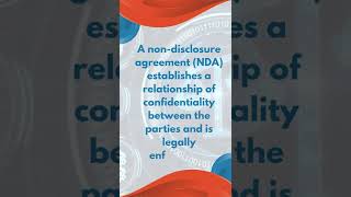 What is a NonDisclosure Agreement and when is it done [upl. by Melisse]