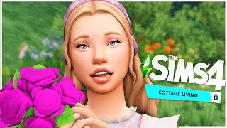 🌺 THE PERFECT COTTAGE LIVING SIM  The Sims 4 Create A Sim  CC LINKS [upl. by Suzy502]