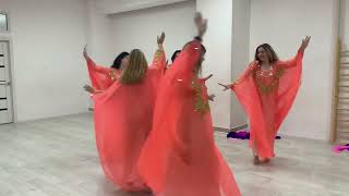 💜Khaleeji  Khaliji dance  халиджи  M7leh  Hanuna dance studio by Darya Kuprits [upl. by Nnalyrehc]