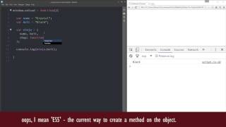 JavaScript ES6 Tutorial 8  Object Literal Enhancements [upl. by Ahsael]