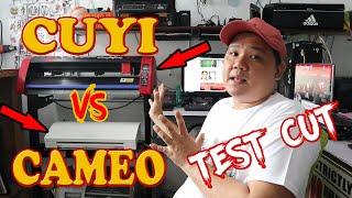 Cameo Cutter Plotter vs Cuyi Cutter Plotter  Test Cut Comparison [upl. by Ellinger]