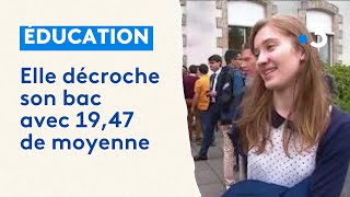 Elle décroche son bac avec 1947 de moyenne [upl. by Giule]