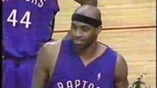 Vince Carter 2004 Jumpball vs Yao Ming [upl. by Gosselin]