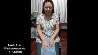 Jingkli Nona  Jingling Nona  Malaysian Folk Song  Predance Hand Choreography [upl. by Dekow]