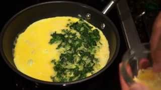 Spinach Omelet Easy Recipe [upl. by Liagiba198]