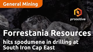 Forrestania Resources hits spodumene in drilling at South Iron Cap East [upl. by Melan]