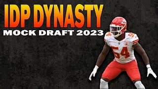 2023 IDP Dynasty Draft Breakdown Unpacking Picks amp Strategies [upl. by Xet]