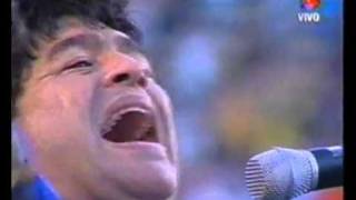 MARADONA DISCURSO PARTIDO HOMENAJE 10112001 [upl. by Winifield]