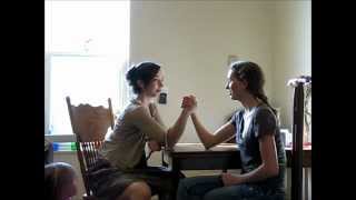 Sisters Arm Wrestling [upl. by Padraig]