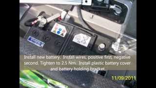 Volvo XC90 2004 Battery Replacement [upl. by Anan]