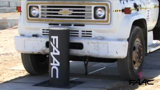 Crash test  FAAC Bollard J355HAM30P1 [upl. by Tidwell17]