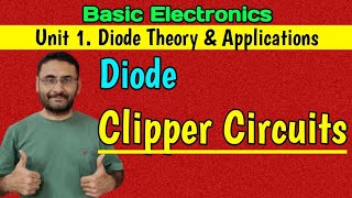 Clipper Circuits  Diode  Diode theory amp applications Basics Electronics [upl. by Berenice]