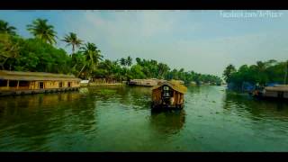 Houseboat alleppey  alappuzha kerala Timelapse of full day boat ride [upl. by Aronas]