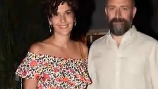 Bergüzar Korel ❤️ Halit Ergenc Outside 💕 [upl. by Eintrok]