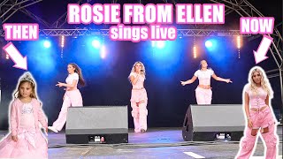 Child Ellen Star Rosie McClelland Sings Live at Festival Full VLOG [upl. by Norb]