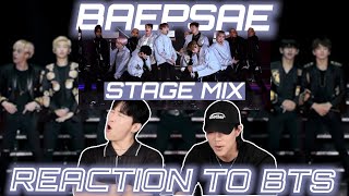 BTS방탄소년단 BAEPSAE뱁새 stage mix quotLive up the ones NAME  그들은 항상 이름값을 하죠  REACTION  SUB [upl. by Ecaj]