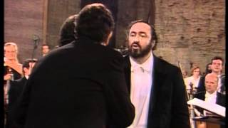 quotO Sole Mioquot Pavarotti Carreras Domingo  Rome 1990  DVD quality [upl. by Garwin]