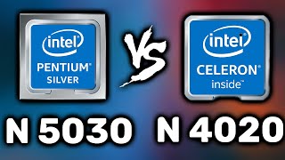 Intel Pentium Silver N5030 vs Intel Celeron N 4020 ⚡  Which Processor is good in 2023  processor [upl. by Carisa]