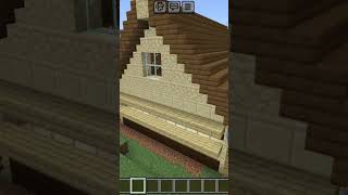 Minecraft Haus SandsteinGlatte SandsteintreppenFochtetreppenSchwarzzeichenbretterBirkenstuffen [upl. by Cheke138]